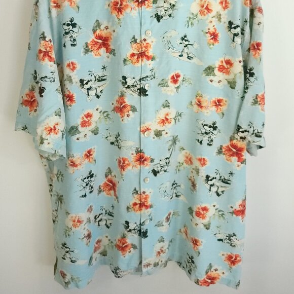 Tommy Bahama Hawaiian Shirt Men's XXL Multicolor Disney Parks Mickey Mouse - Picture 2 of 11